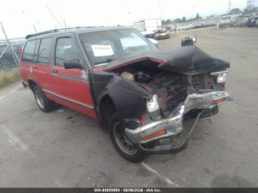 1991 Chevrolet Blazer S10 VIN: 1GNCS13Z1M2181909 Lot: 41031974