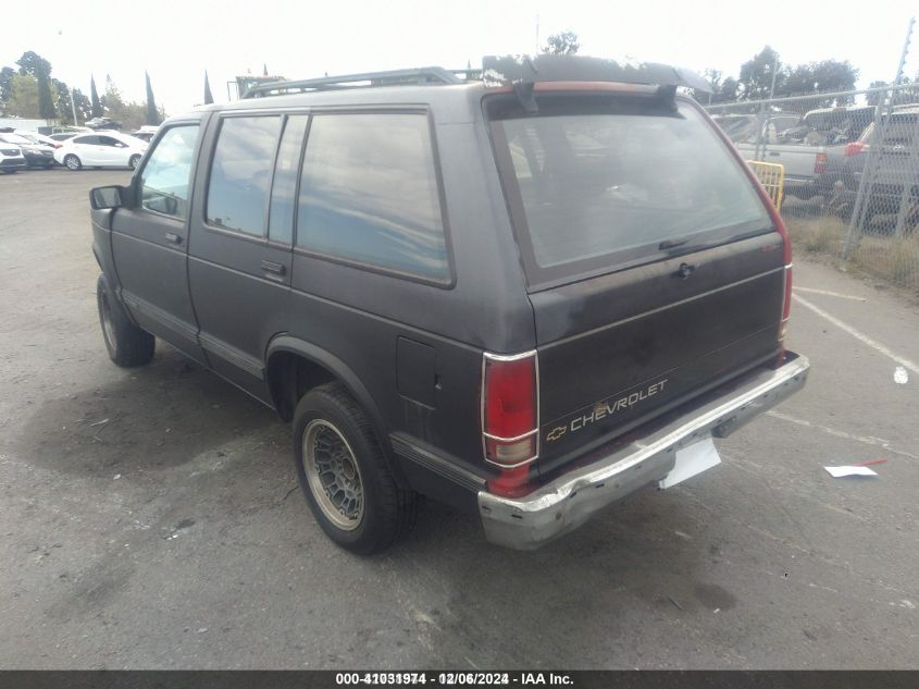 1991 Chevrolet Blazer S10 VIN: 1GNCS13Z1M2181909 Lot: 41031974