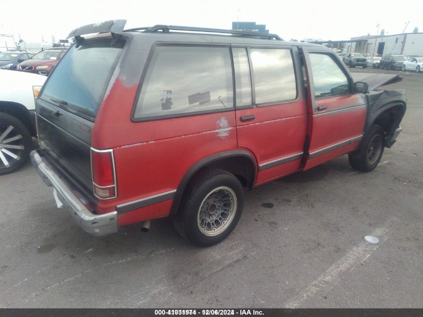 1991 Chevrolet Blazer S10 VIN: 1GNCS13Z1M2181909 Lot: 41031974