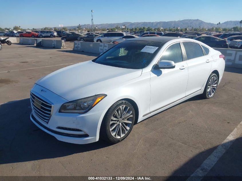 2015 Hyundai Genesis 3.8 VIN: KMHGN4JE4FU072110 Lot: 41032133