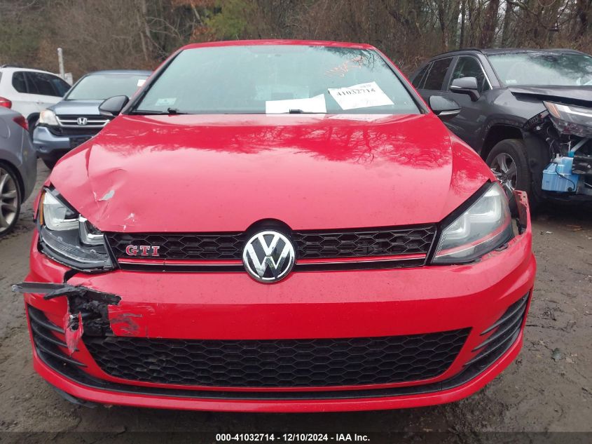 2017 Volkswagen Golf Gti Sport 4-Door VIN: 3VW547AU8HM005263 Lot: 41032714