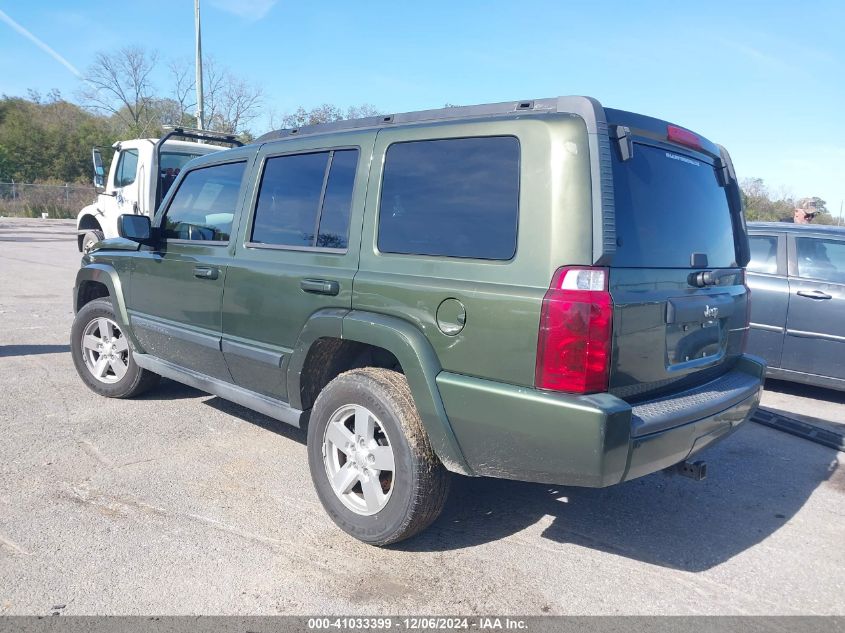 2007 Jeep Commander Sport VIN: 1J8HH48K67C533772 Lot: 41033399