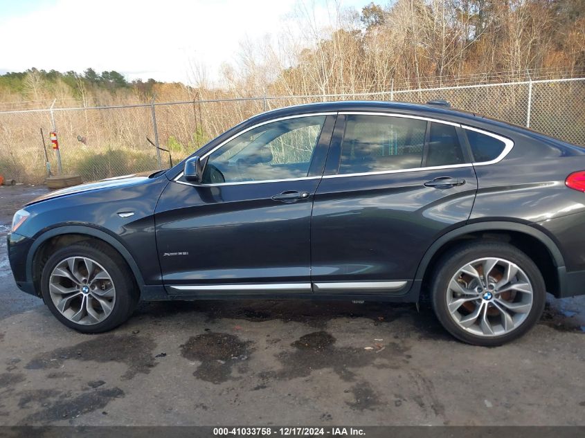 2015 BMW X4 xDrive35I VIN: 5UXXW5C58F0E87282 Lot: 41033758