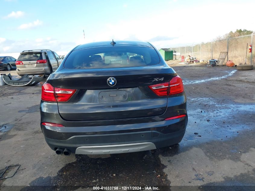 2015 BMW X4 xDrive35I VIN: 5UXXW5C58F0E87282 Lot: 41033758