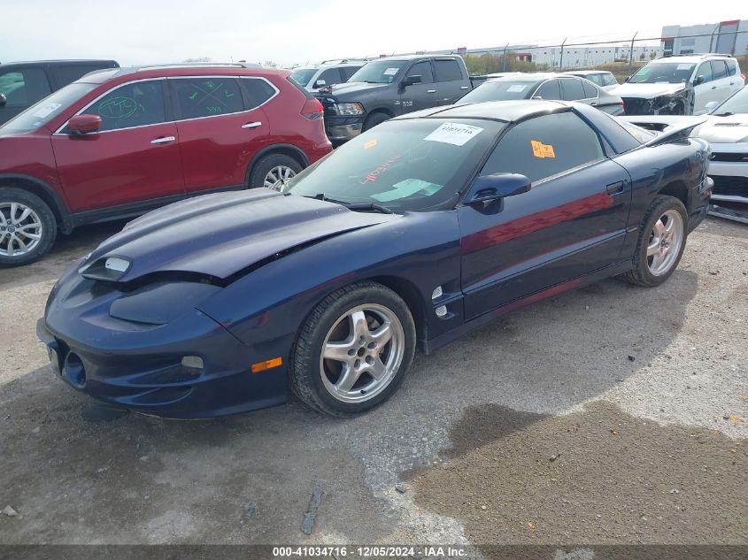 2002 Pontiac Firebird Trans Am VIN: 2G2FV22G622133255 Lot: 41034716