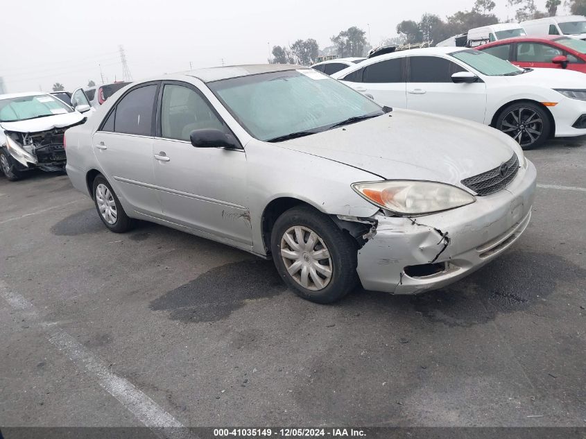 2003 Toyota Camry Le VIN: JTDBE32K630155568 Lot: 41035149