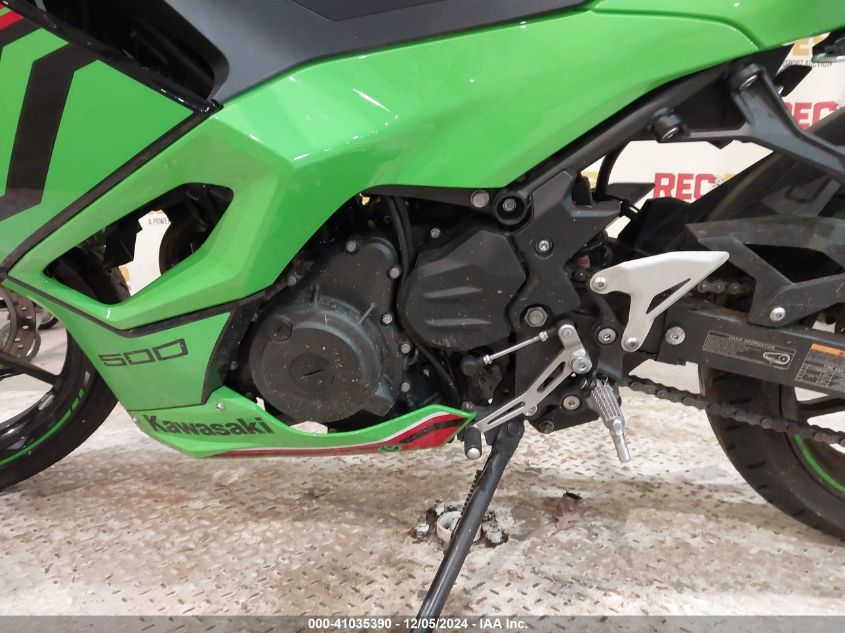 2024 Kawasaki Ex500 H VIN: ML5EXGH13RDA26148 Lot: 41035390