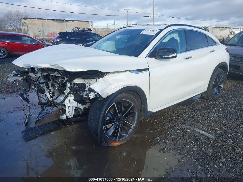 2022 Infiniti Qx55 Luxe Awd VIN: 3PCAJ5J34NF101204 Lot: 41037003