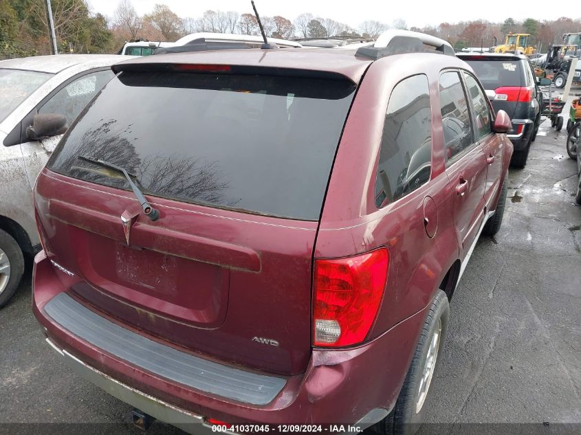 2008 Pontiac Torrent VIN: 2CKDL43F086320141 Lot: 41037045