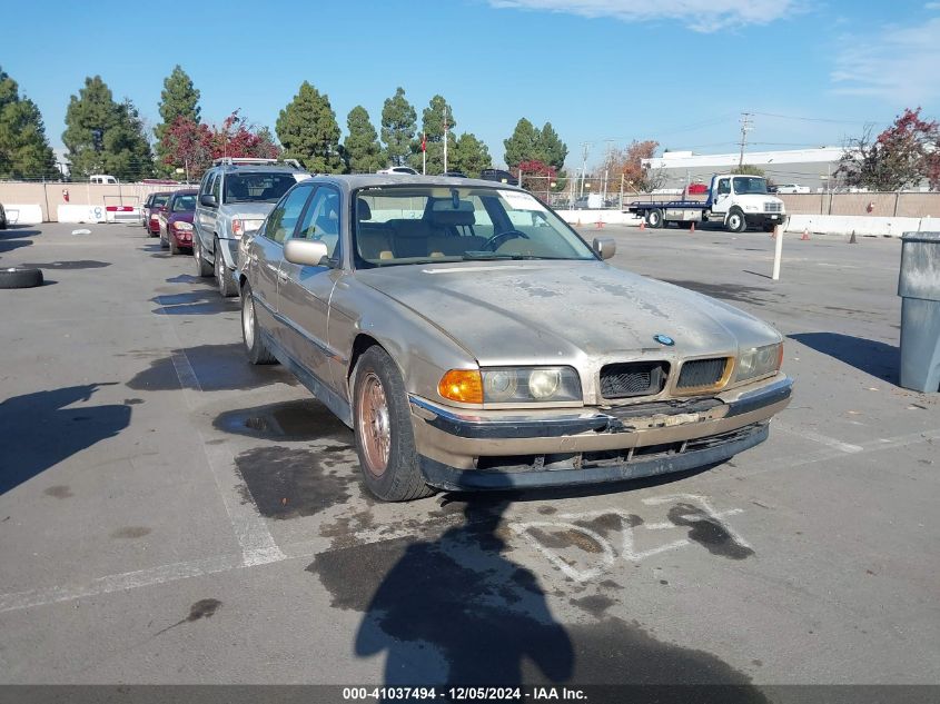 1995 BMW 740 I Automatic VIN: WBAGF6325SDH04624 Lot: 41037494