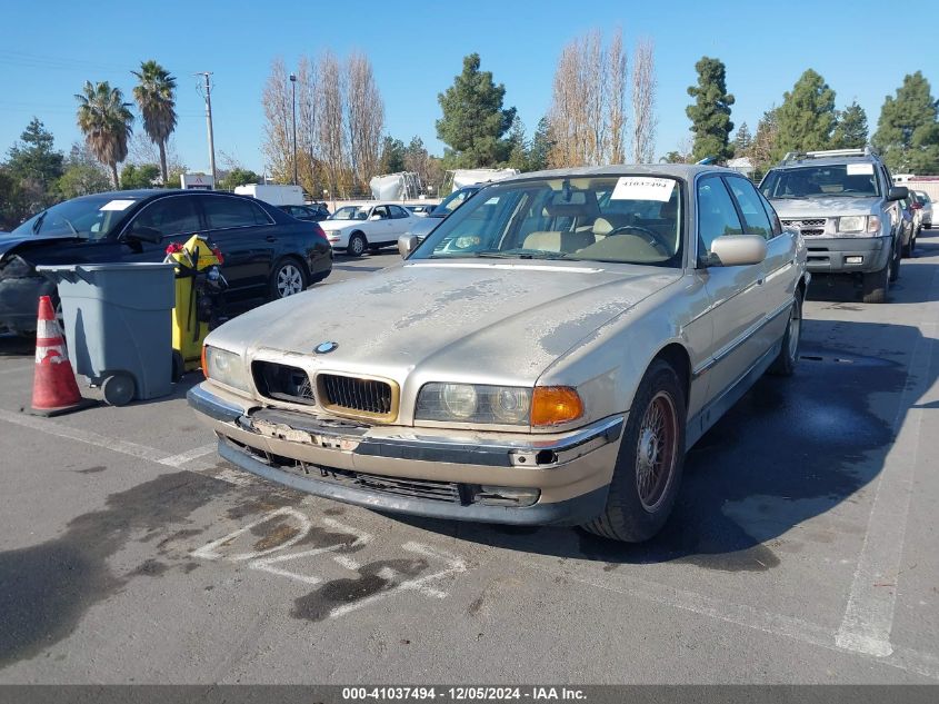 1995 BMW 740 I Automatic VIN: WBAGF6325SDH04624 Lot: 41037494