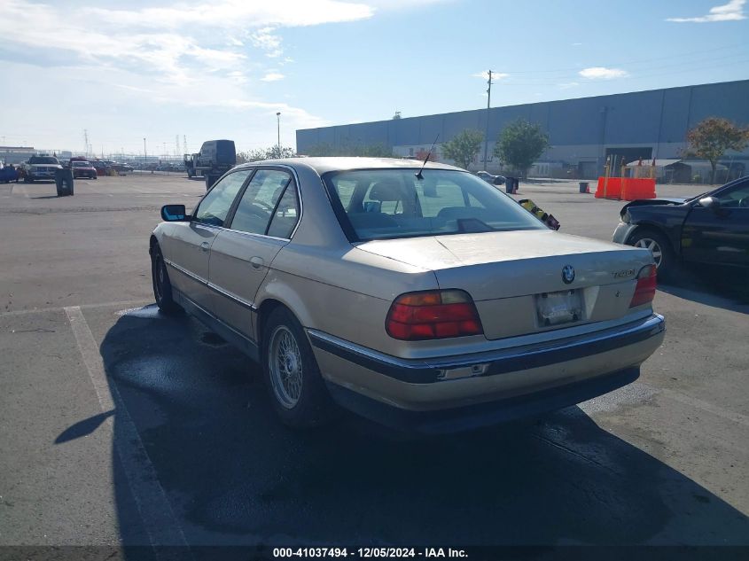 1995 BMW 740 I Automatic VIN: WBAGF6325SDH04624 Lot: 41037494