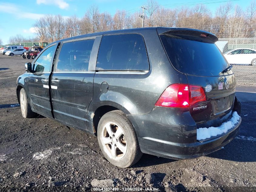 2011 Volkswagen Routan Sel Premium VIN: 2V4RW6DG3BR645790 Lot: 41037499