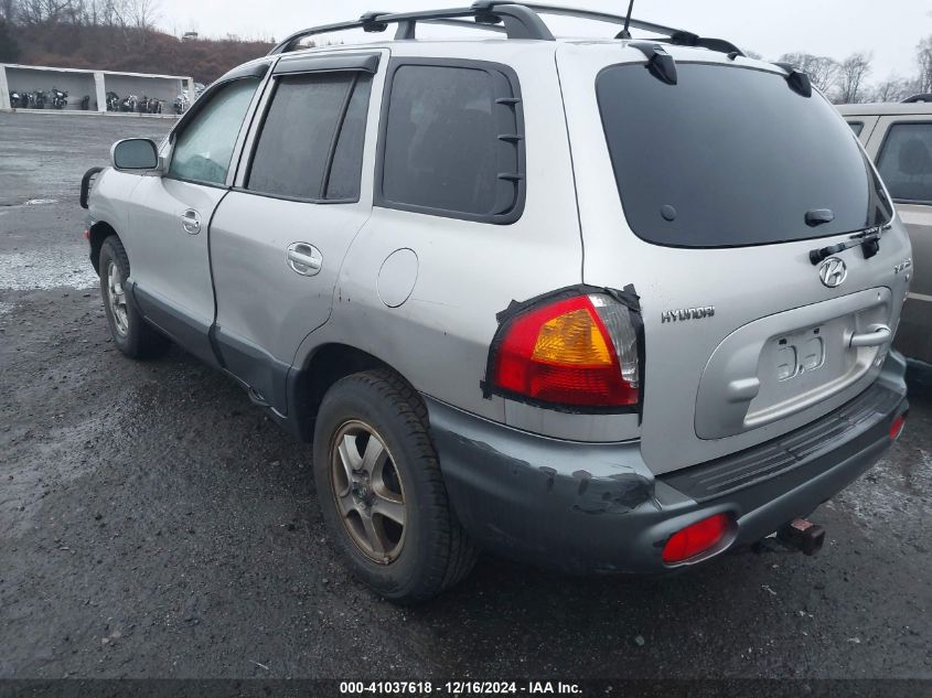 2004 Hyundai Santa Fe Gls/Lx VIN: KM8SC73D14U845618 Lot: 41037618