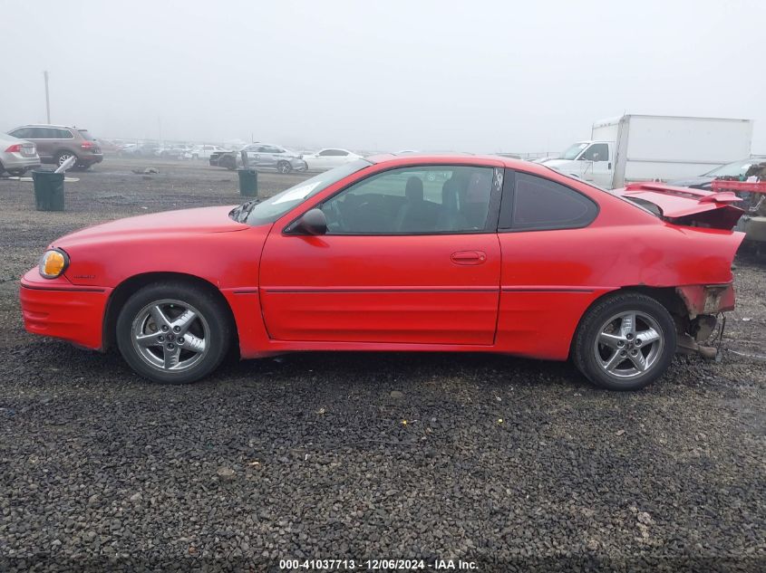 2002 Pontiac Grand Am Gt VIN: 1G2NW12E02C221641 Lot: 41037713