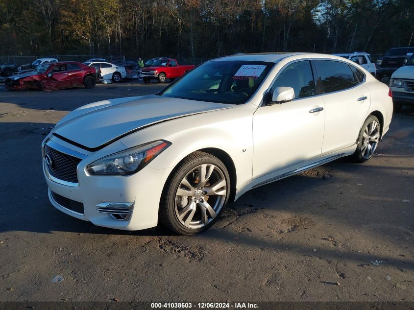 2017 Infiniti Q70L 3.7 VIN: JN1BY1PP0HM170523 Lot: 41038603