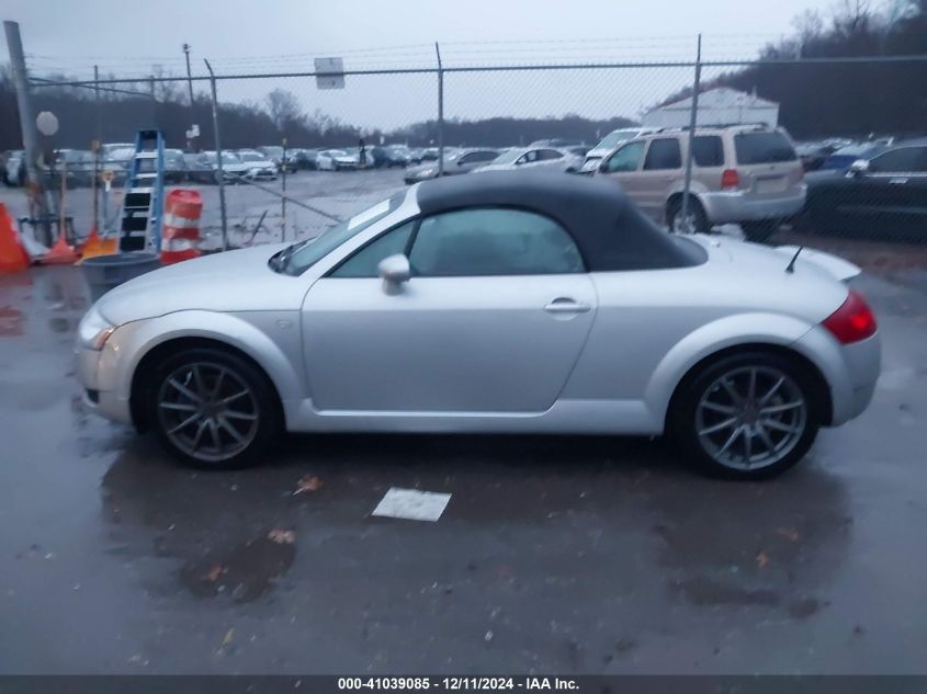 2001 Audi Tt VIN: TRUUT28N211005061 Lot: 41039085