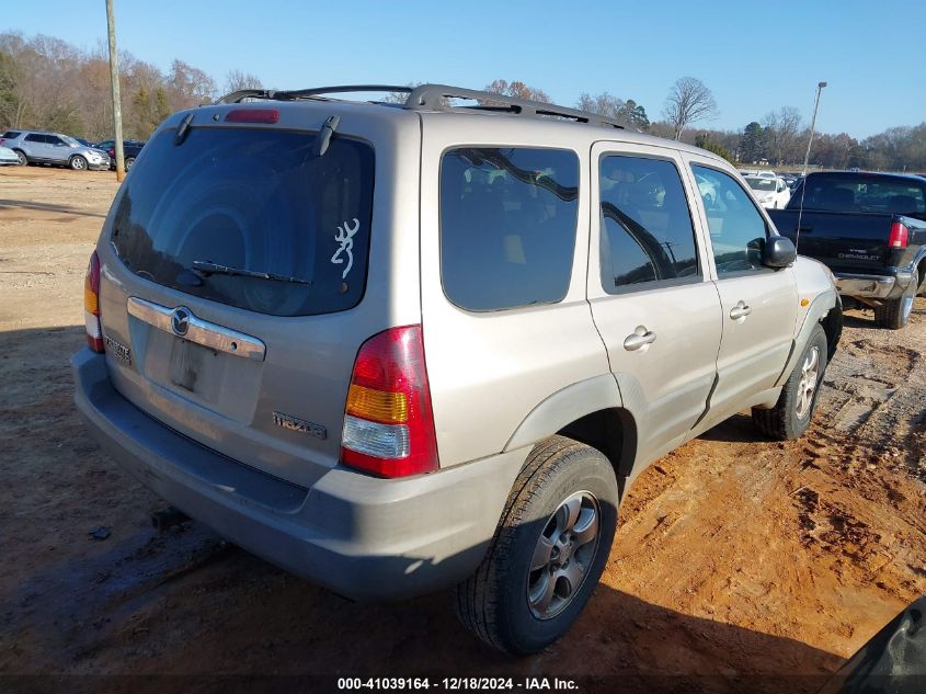 2001 Mazda Tribute Dx V6 VIN: 4F2YU07111KM48436 Lot: 41039164