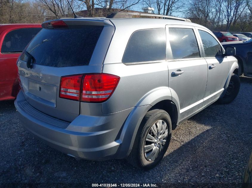 2018 Dodge Journey Se VIN: 3C4PDCAB8JT276709 Lot: 41039346