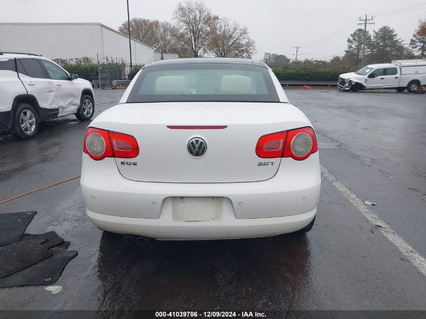 2008 Volkswagen Eos Lux VIN: WVWFA71F68V012171 Lot: 41039786