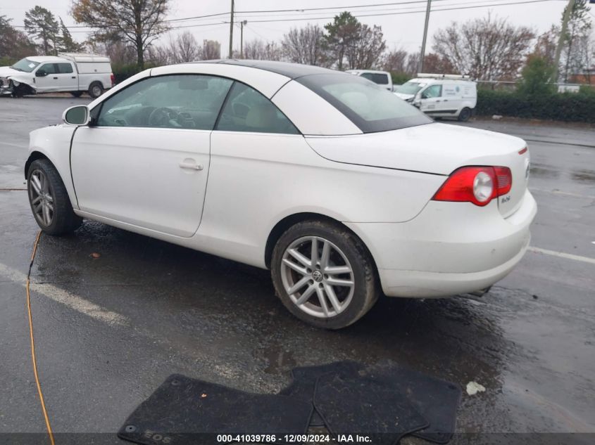 2008 Volkswagen Eos Lux VIN: WVWFA71F68V012171 Lot: 41039786