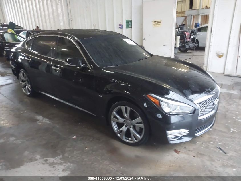 2016 Infiniti Q70L 5.6X VIN: JN1AY1PR7GM590047 Lot: 41039885