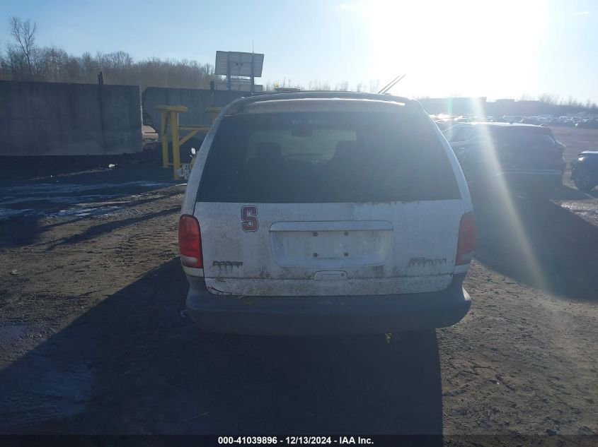 2000 Chrysler Grand Voyager Se VIN: 1C4GJ44G1YB746578 Lot: 41039896