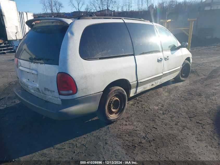 2000 Chrysler Grand Voyager Se VIN: 1C4GJ44G1YB746578 Lot: 41039896