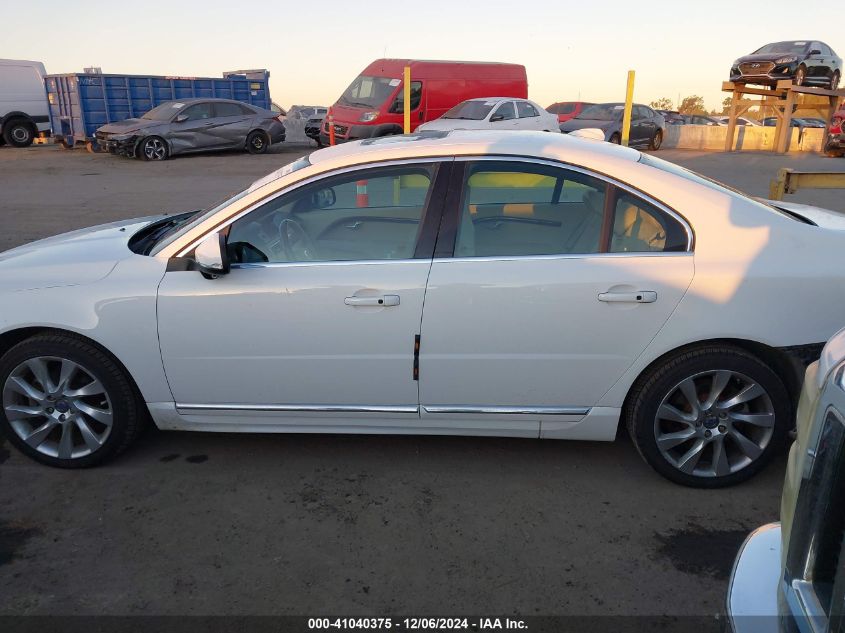 2012 Volvo S80 T6 VIN: YV1902AH8C1158084 Lot: 41040375