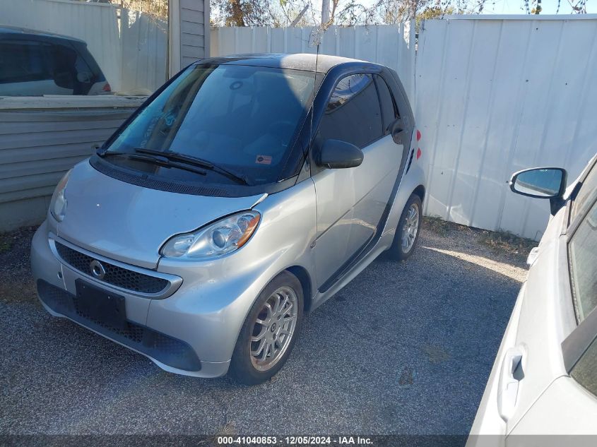 2014 Smart Fortwo Electric Drive Passion VIN: WMEEJ9AA4EK736645 Lot: 41040853