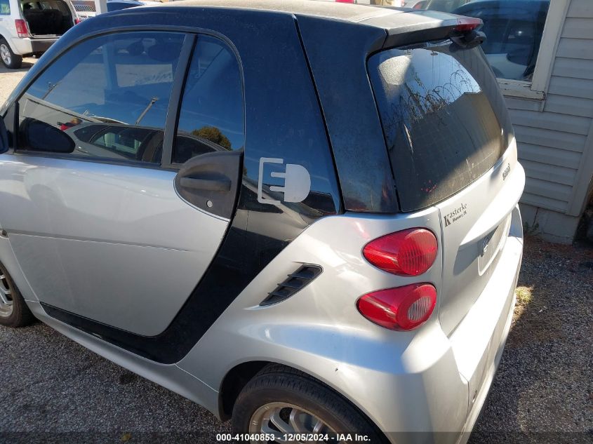 2014 Smart Fortwo Electric Drive Passion VIN: WMEEJ9AA4EK736645 Lot: 41040853