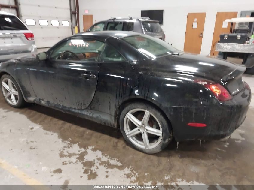 2004 Lexus Sc 430 VIN: JTHFN48Y040058272 Lot: 41041128