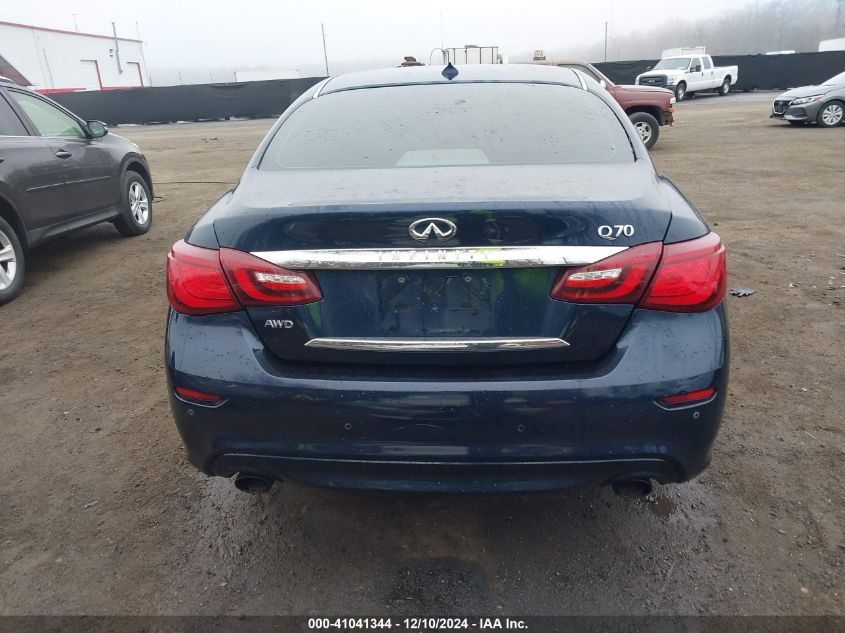 2016 Infiniti Q70 3.7X VIN: JN1BY1AR8GM270829 Lot: 41041344