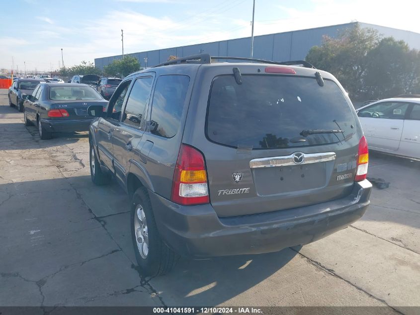 2003 Mazda Tribute Lx V6 VIN: 4F2YZ04113KM49479 Lot: 41041591