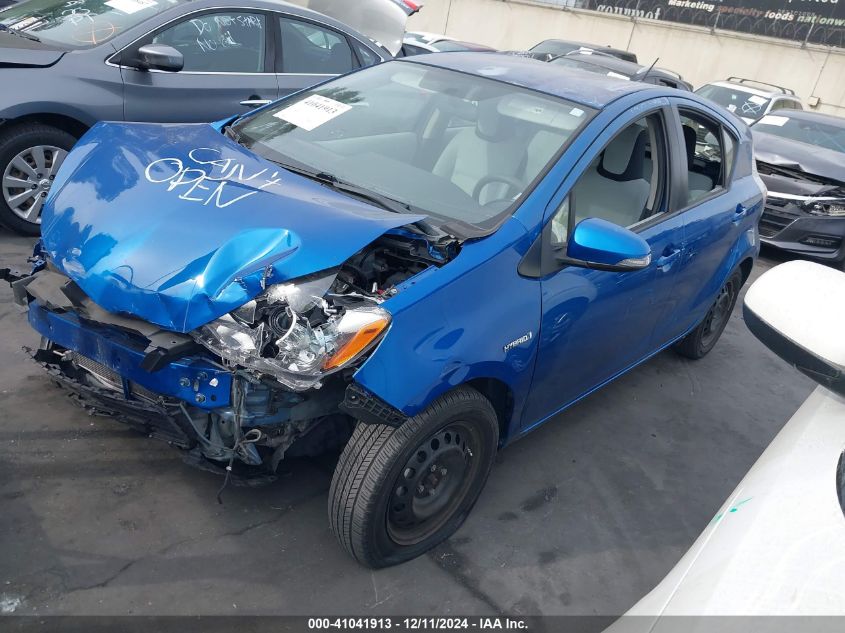 2014 Toyota Prius C One VIN: JTDKDTB31E1574906 Lot: 41041913