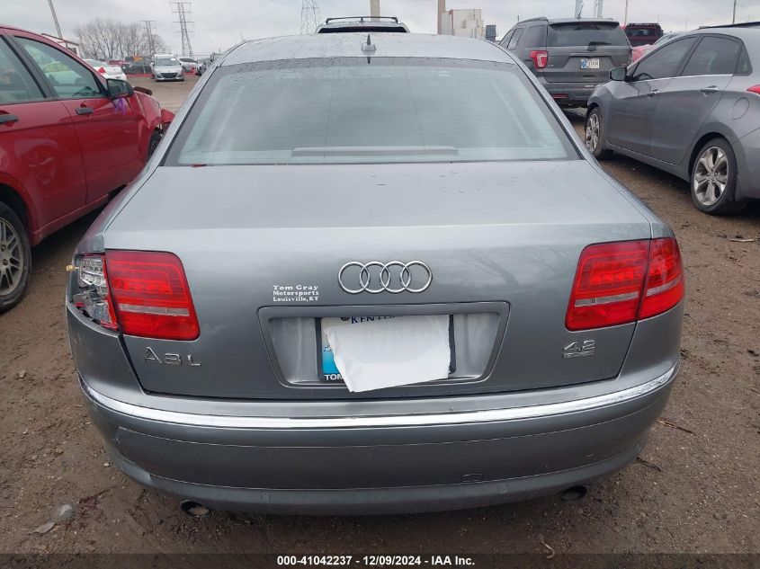 2008 Audi A8 4.2 VIN: WAUMV94E18N006334 Lot: 41042237