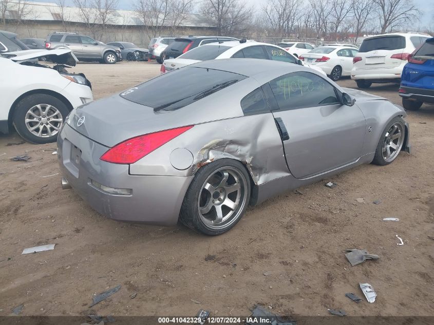 2008 Nissan 350Z VIN: JN1BZ34D08M706602 Lot: 41042329