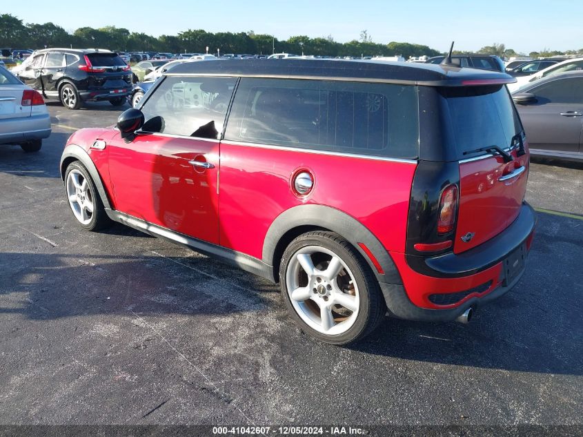 2008 Mini Cooper S Clubman VIN: WMWMM335X8TP87447 Lot: 41042607