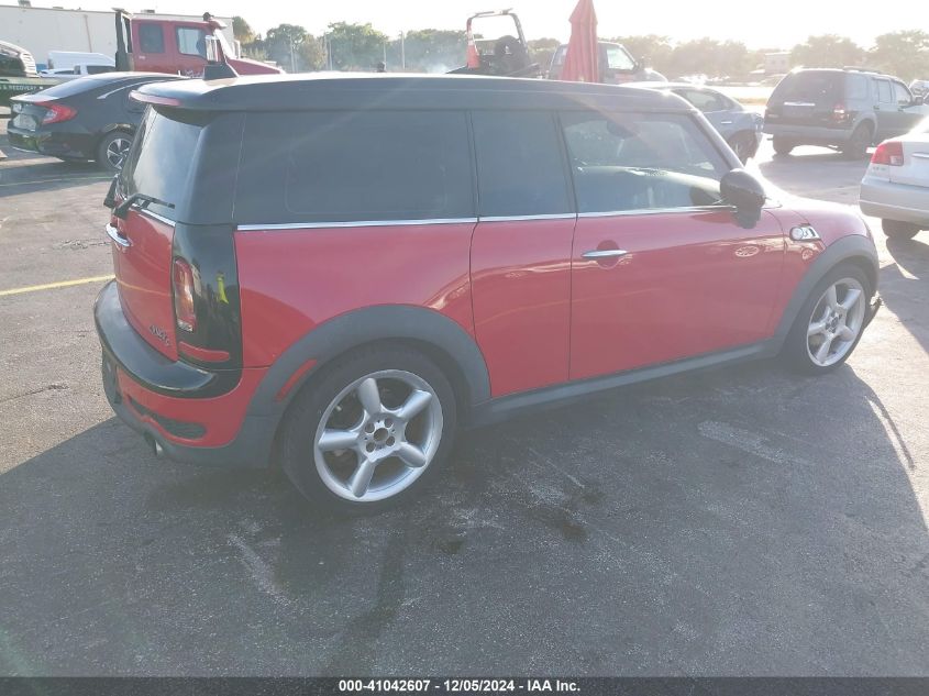 2008 Mini Cooper S Clubman VIN: WMWMM335X8TP87447 Lot: 41042607