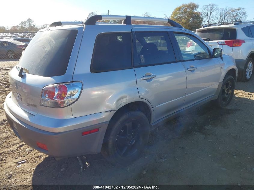 2003 Mitsubishi Outlander Xls VIN: JA4LX41G73U042071 Lot: 41042782