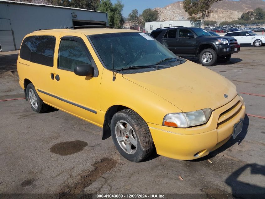 2001 Nissan Quest Gxe VIN: 4N2ZN15T81D826619 Lot: 41043089