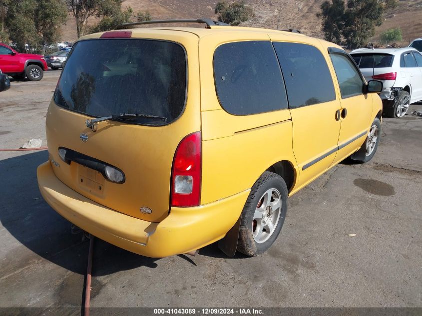 2001 Nissan Quest Gxe VIN: 4N2ZN15T81D826619 Lot: 41043089