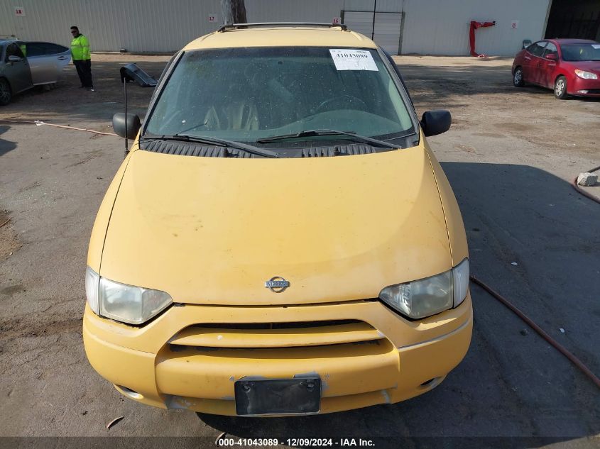 2001 Nissan Quest Gxe VIN: 4N2ZN15T81D826619 Lot: 41043089