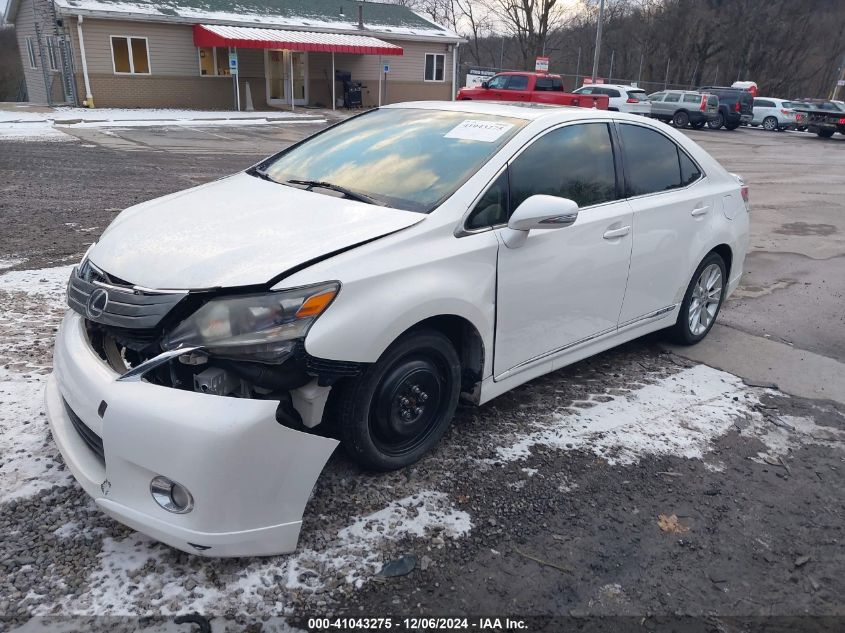 2010 Lexus Hs 250H Premium VIN: JTHBB1BA9A2027569 Lot: 41043275