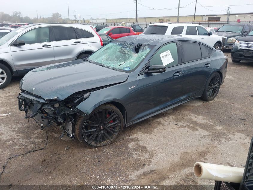 2021 Cadillac Ct5 V-Series VIN: 1G6DR5RW3M0145652 Lot: 41043873