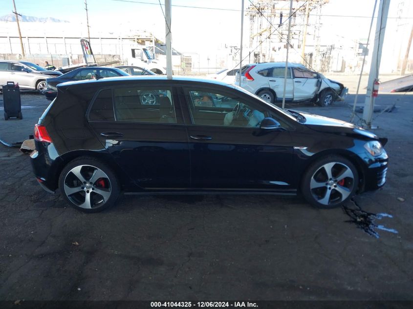 2016 Volkswagen Golf Gti S 4-Door VIN: 3VW5T7AU4GM028508 Lot: 41044325