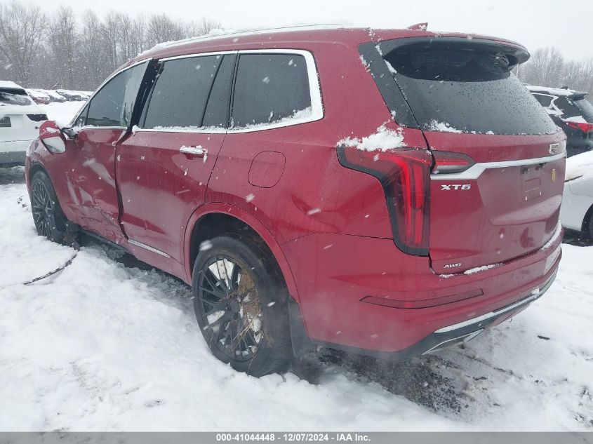 2020 Cadillac Xt6 Awd Premium Luxury VIN: 1GYKPDRS1LZ217583 Lot: 41044448