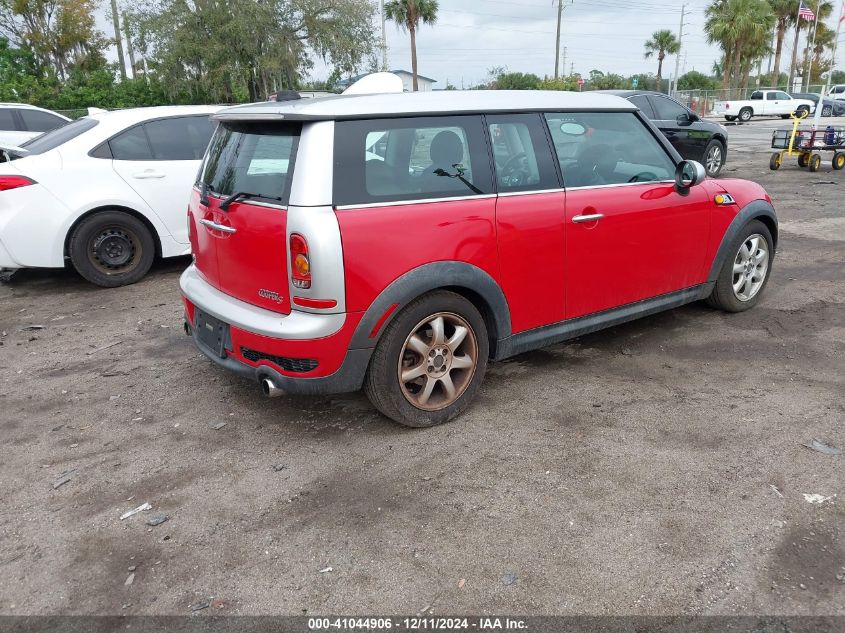 2010 Mini Cooper S Clubman VIN: WMWMM3C58ATP75951 Lot: 41044906