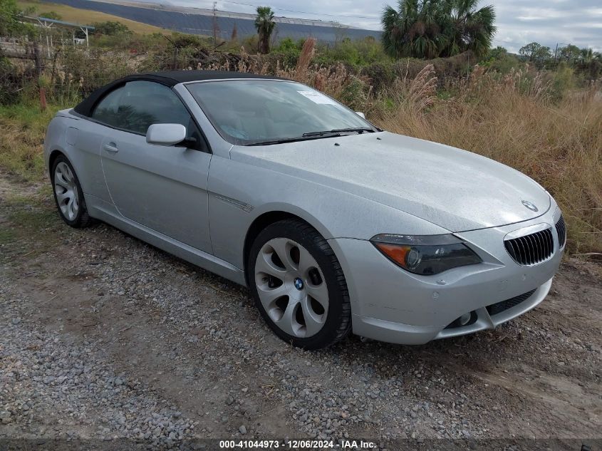 2005 BMW 645Ci VIN: WBAEK73475B322960 Lot: 41044973