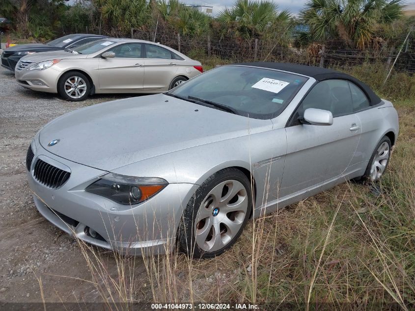 2005 BMW 645Ci VIN: WBAEK73475B322960 Lot: 41044973